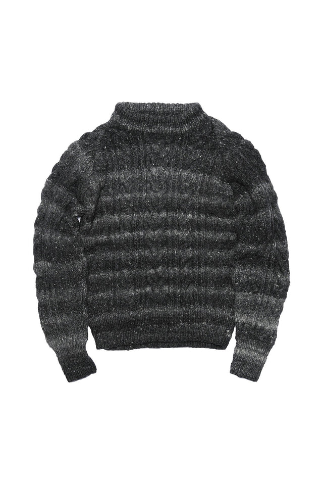 Fisherman Pullover - Grey Heather