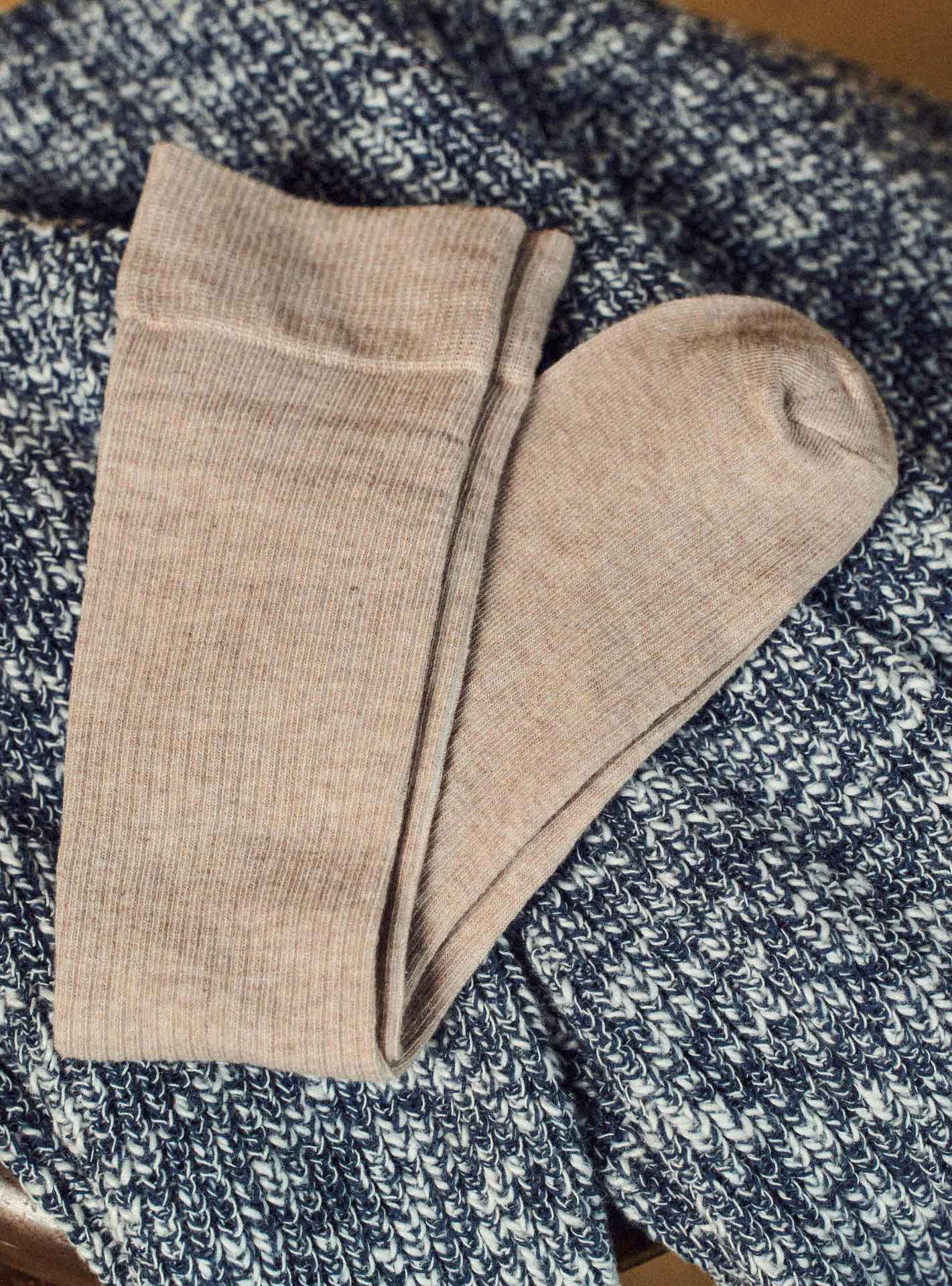 Chaussettes Barnab Mixed Beige