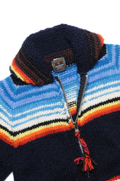 Serape Zipper Cardigan