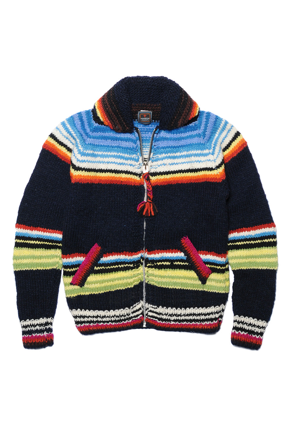 Serape Zipper Cardigan