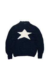 Star Pullover - Navy x Ivory