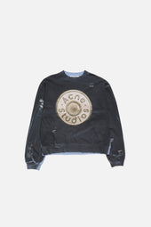 Distressed Logo Sweatshirt