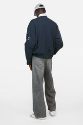Distressed Fleece Sweatshirt