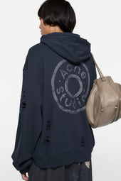 Distressed Logo Hoodie