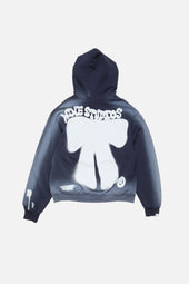 Sprayed Logo Hoodie