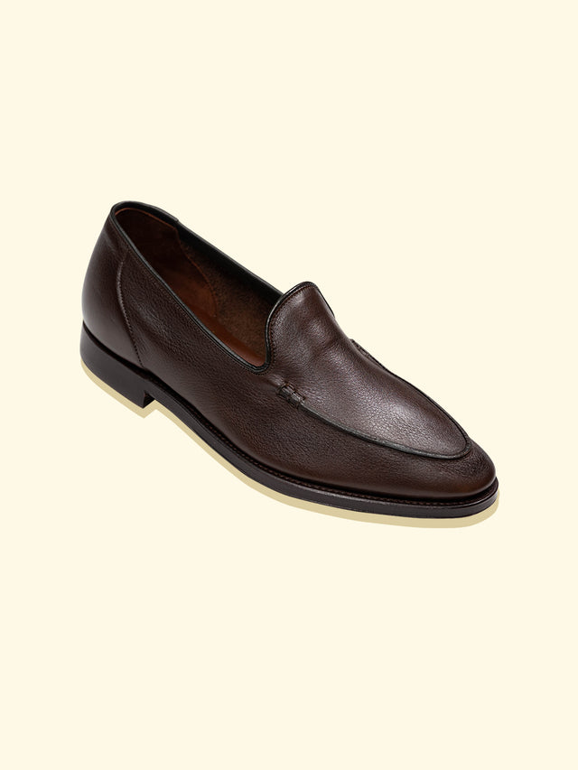 Torbay Loafers by Crockett & Jones for The Anthology - Brown Milled Calf — The Anthology