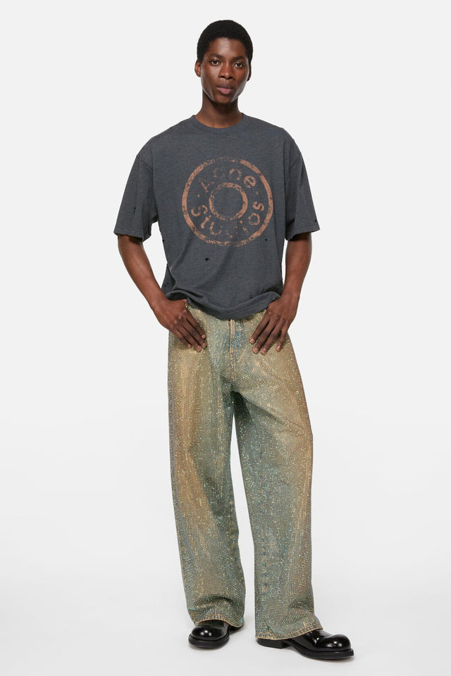 Distressed Logo T Shirt