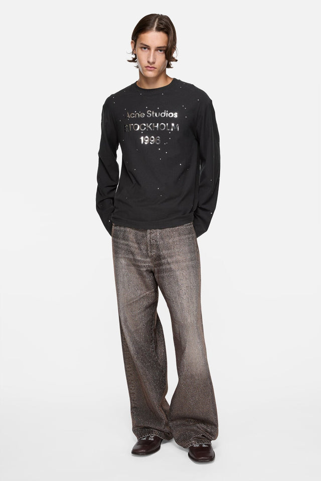 Rhinestone Logo T Shirt