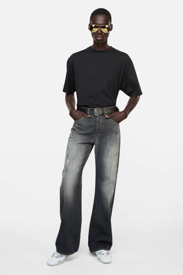 Satin Logo T Shirt Relaxed