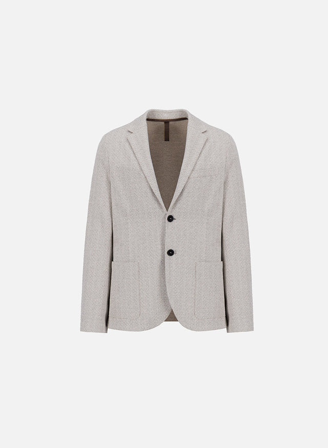 2b. blazer bouclè herringbone