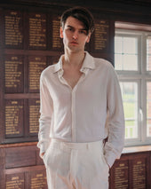 Cashmere Silk Resort Shirt In