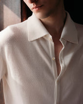 Cashmere Silk Resort Shirt In