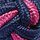 Knot Cufflinks Blue Bright Pink
