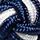 Knot Cufflinks Blue White