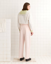 Club Stripe McNab Trousers - Pink/White