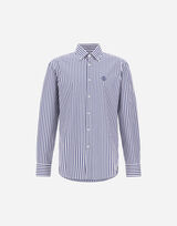 SHIRT IN STRIPED POPELINE