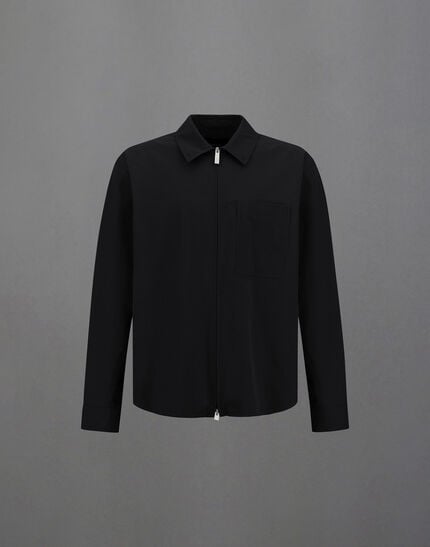 Laminar Shacket In Tech Cotton Twill
