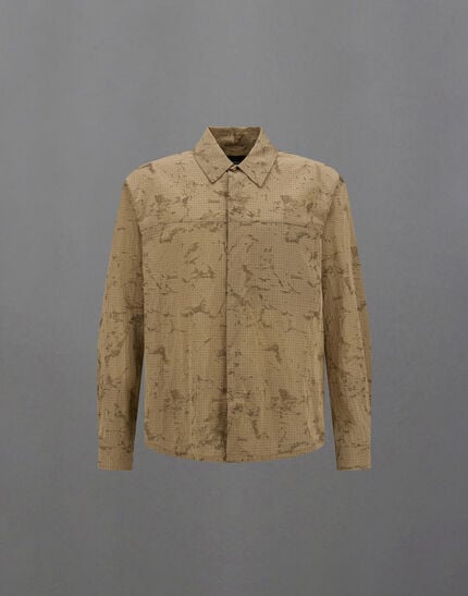 Laminar Shacket In Water Jacquard