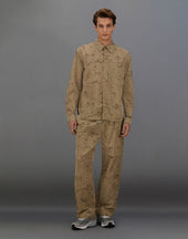 Laminar Shacket In Water Jacquard