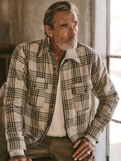 Wool Plaid Cpo Jacket