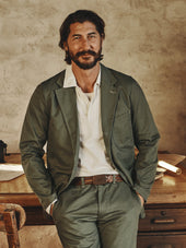 Herringbone Twill Carry On Jacket