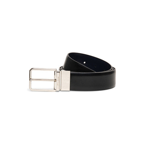 Reversible And Adjustable And Blue Leather Belt