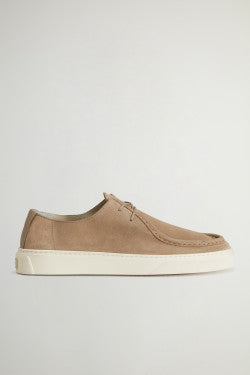 Upland Suede Lace-Up Shoes - Men - Beige