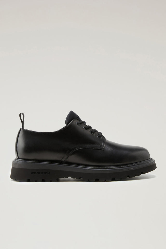 New City Derby Shoes in Calfskin Leather - Men - Black