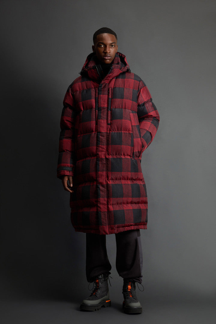 Quilted Check Parka In Olmetex Nylon By Todd Snyder Men