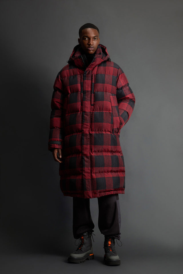 Quilted Check Parka in Olmetex Nylon by Todd Snyder - Men - Multicolor
