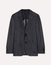 Giacca monopetto blu