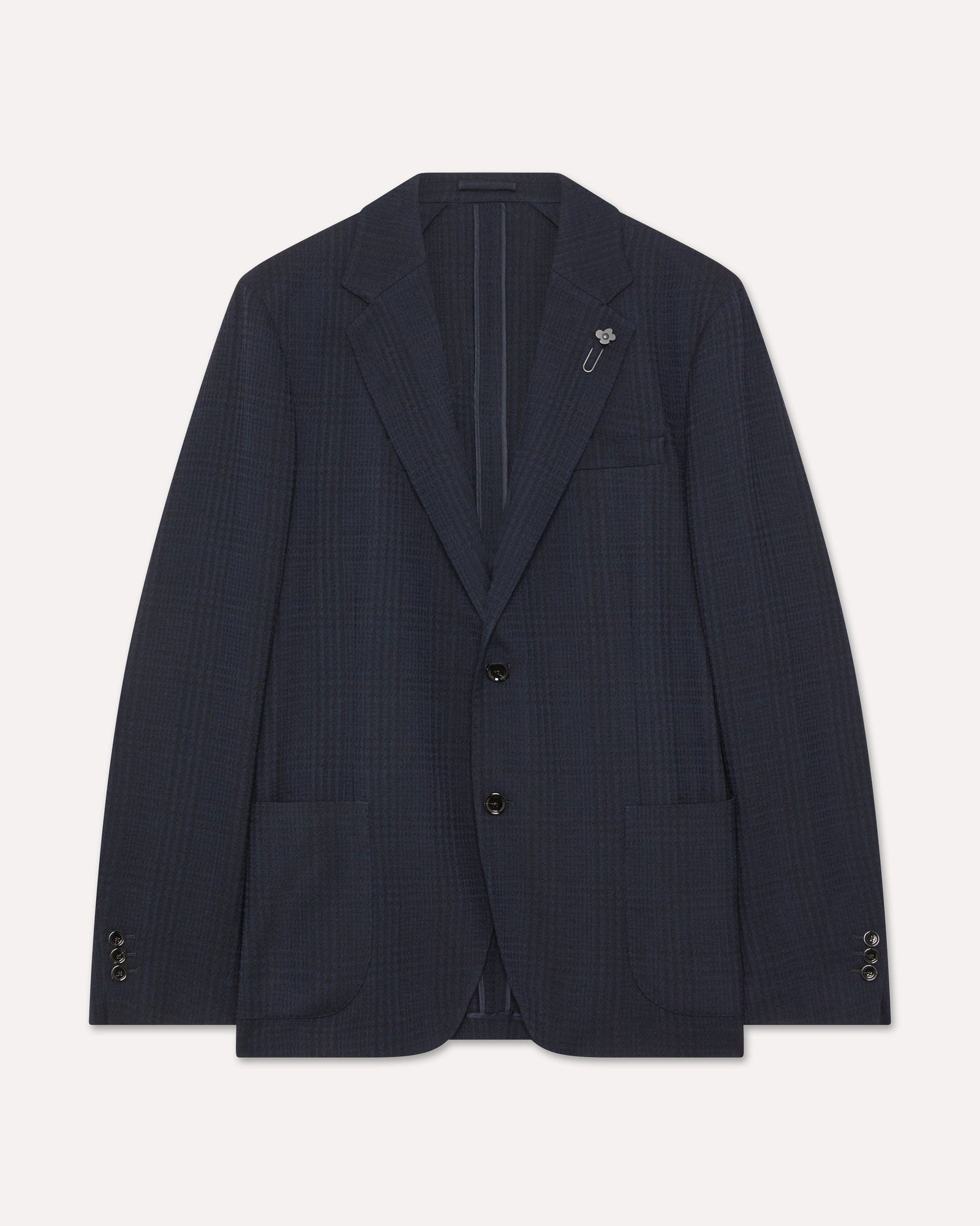Giacca Monopetto In Tessuto Mowear Blu