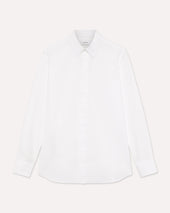 Camicia bianca in popeline di cotone