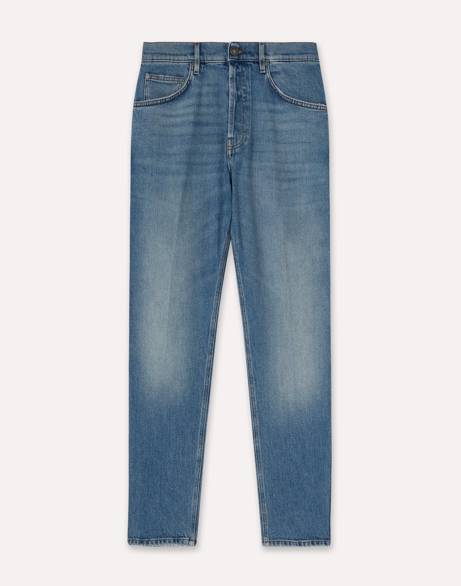 Jeans Blu In Con Fondo Asciutto
