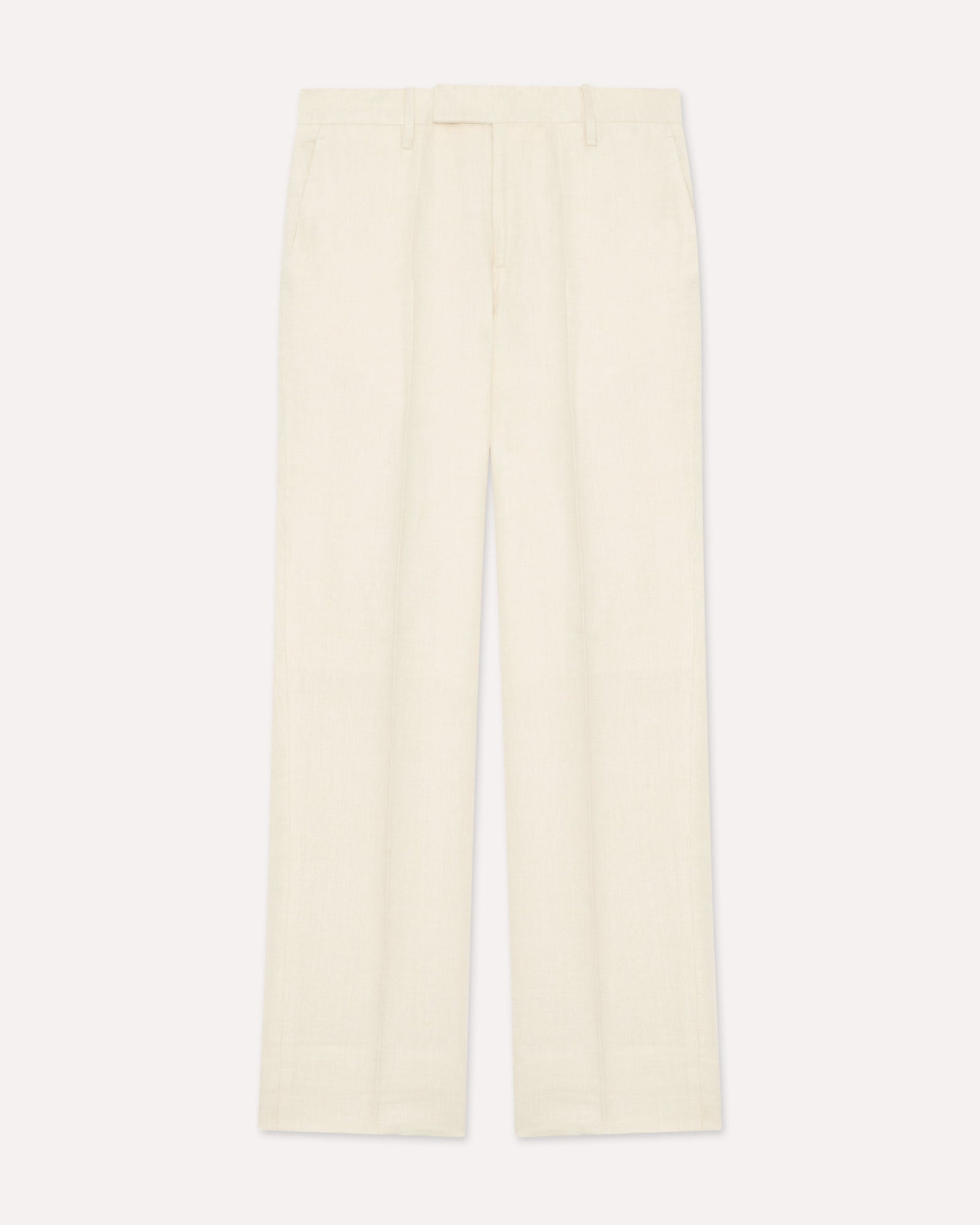 Pantalone Panna Senza Pieghe