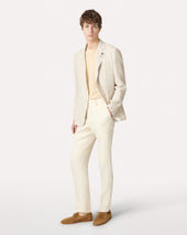 Pantalone Panna Senza Pieghe