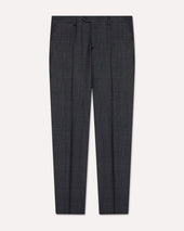 Pantalone blu senza pieghe