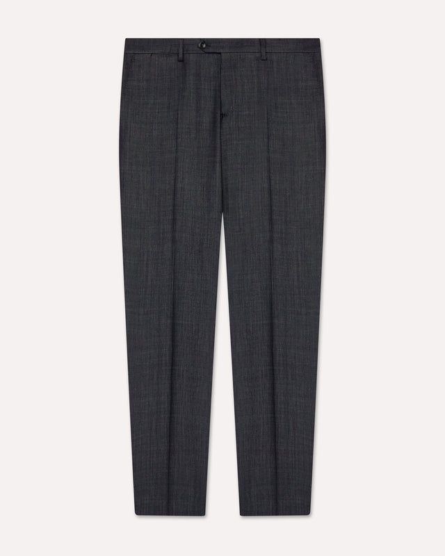 Pantalone blu senza pieghe