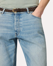 Jeans Blu Comfort Fit In Stretch