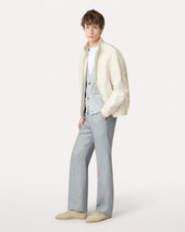 Pantalone Grigio In Twill