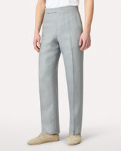 Pantalone Grigio In Twill