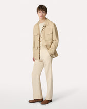 Pantalone Beige In Ecovero