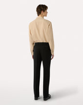 Pantalone Nero In Ecovero