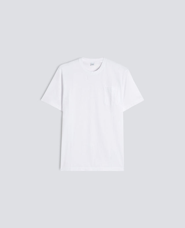 T-SHIRT IN JERSEY DI COTONE - BIANCO