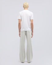 T Shirt In Jersey Di Cotone Bianco