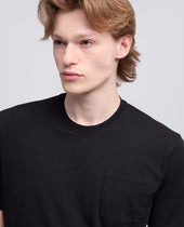 T Shirt In Jersey Di Cotone Nero