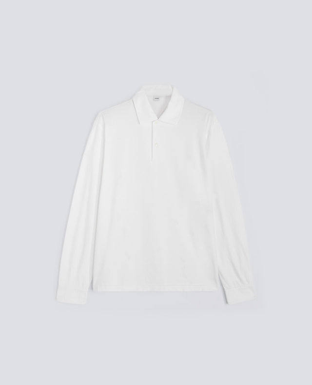 POLO LUIGI IN JERSEY DI COTONE - BIANCO