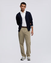 Polo Luigi In Jersey Di Cotone Bianco