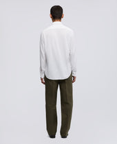 Camicia In Jersey Vellutato Bianco