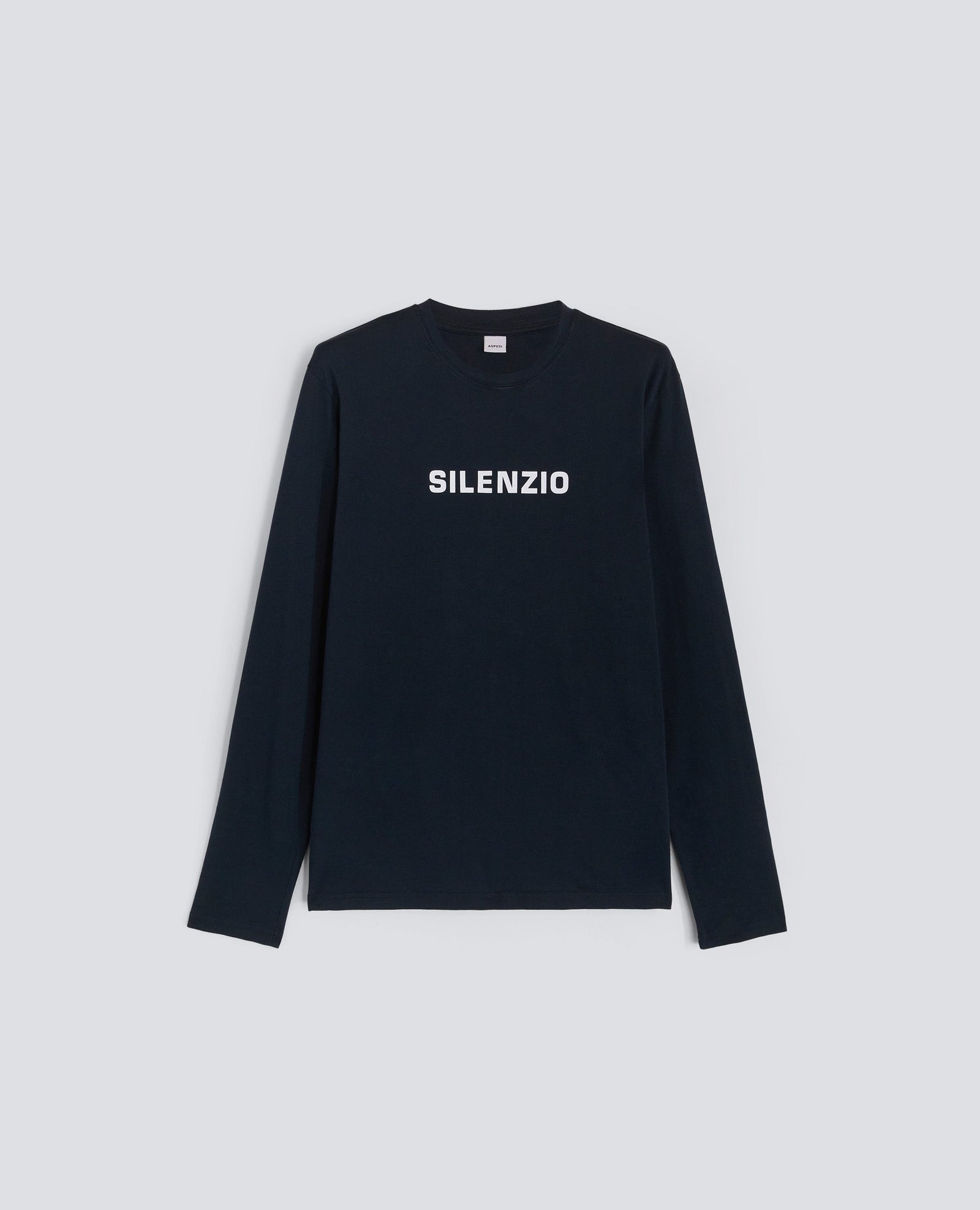 T Shirt A Maniche Lunghe Silenzio